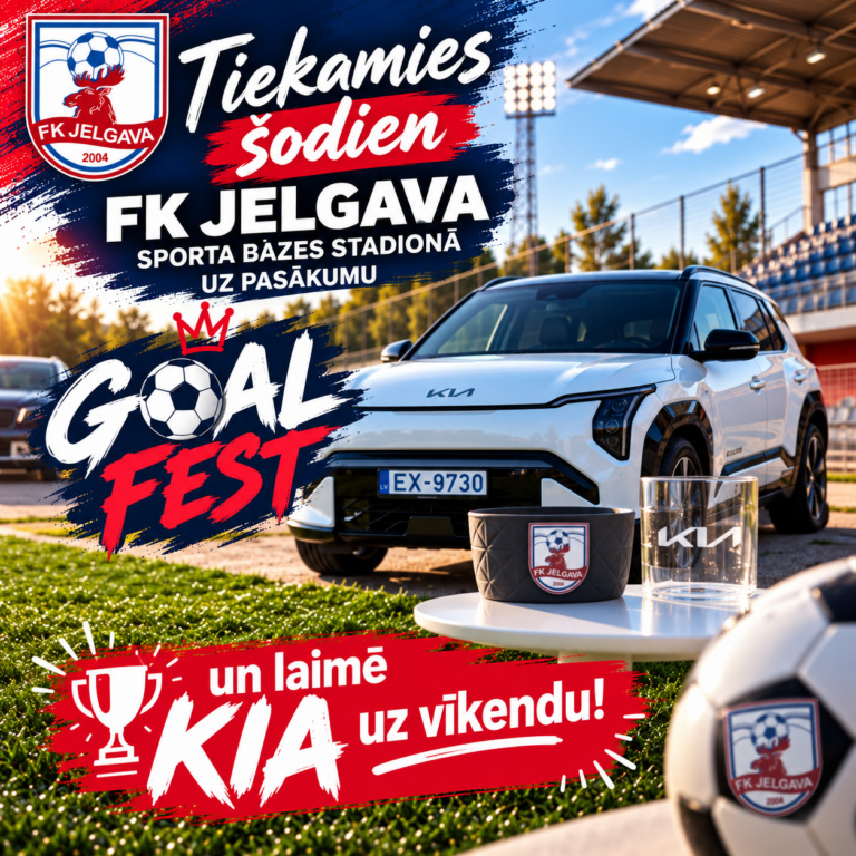 Apmeklē GOAL FEST un laimē KIA uz nedēļas nogali